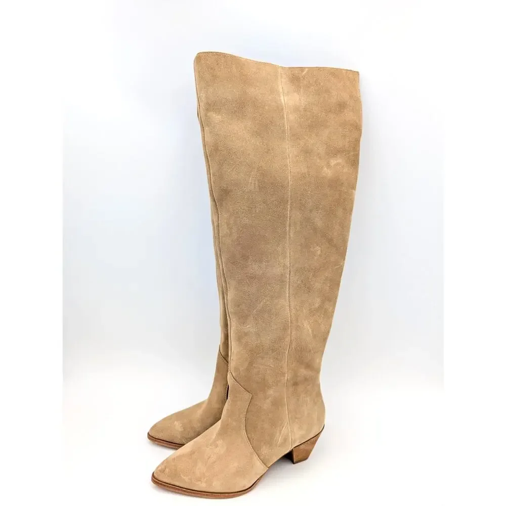Vince Camuto Sewinny Wide Calf Over the Knee Boots Women's Size US6W EU36.5